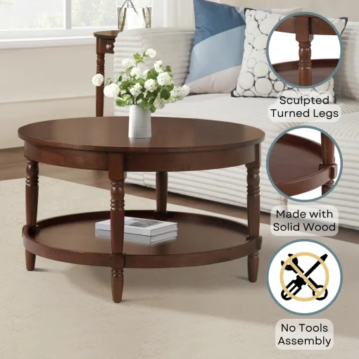Mayall Meja Tamu Klasik Modern Minimalis Kayu Jati