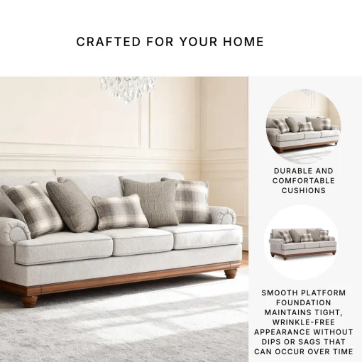 Meadow Sofa Tamu Minimalis 3 Seater Minimalis Modern