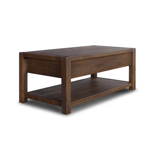 Meja Tamu Klasik Rustic Kayu Jati Desain Modern Minimalis