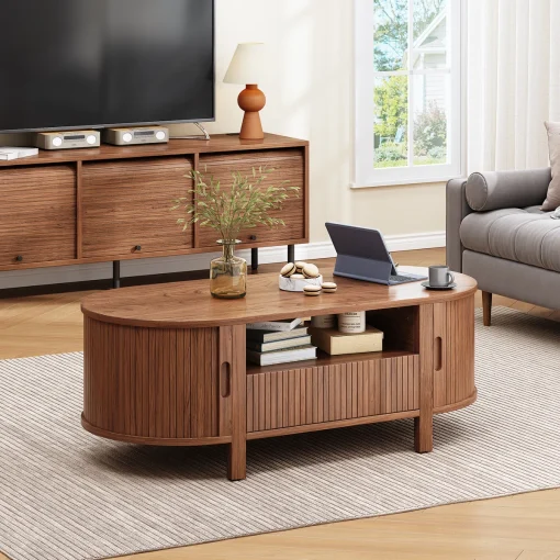 Meja Tamu Model Pintu Sliding Unik Minimalis Modern Terbaru