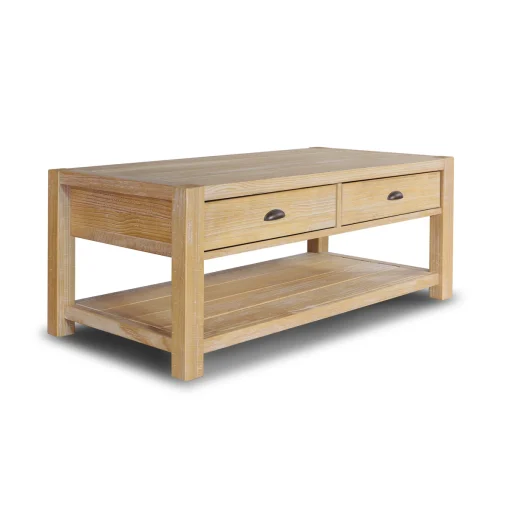 Montauk Meja Tamu Rustic Kayu Jati Minimalis Modern