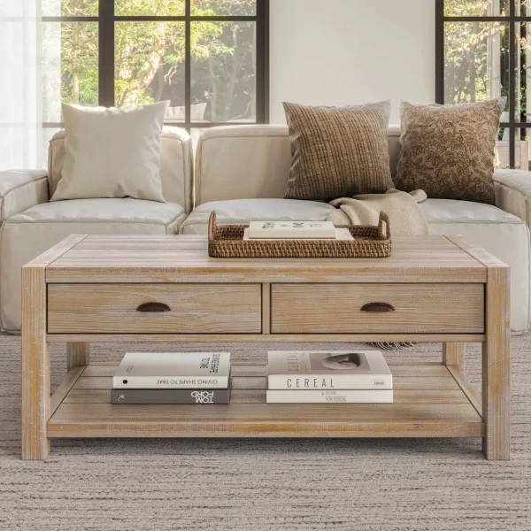 Montauk Meja Tamu Rustic Minimalis