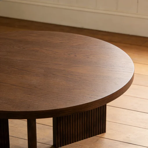 Rebecca Meja Tamu Rustic Minimalis Kayu Jati Solid Jepara