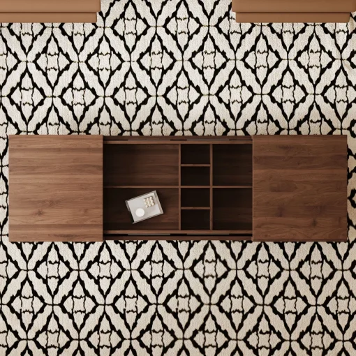 Roanoke Meja Tamu Kayu Jati Solid Modern Minimalis