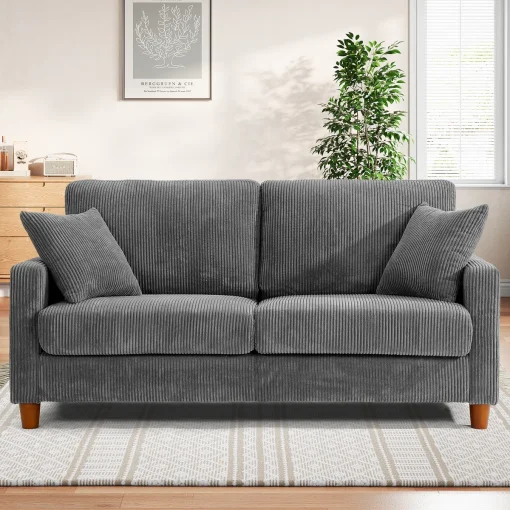 Roosia Sofa Minimalis Kain Canvas Terbaru Jepara