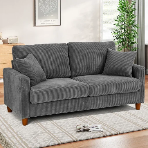 Roosia Sofa Minimalis Kain Canvas Terbaru Jepara