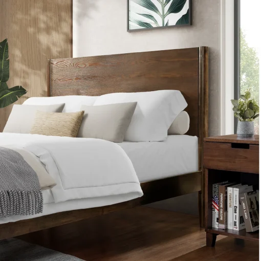 Tempat Tidur Kayu Jati Minimalis Modern Kekinian