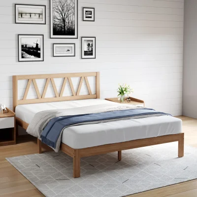 Tempat Tidur Silang Kayu Jati
