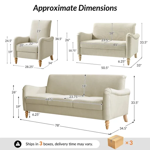 Terren Set Sofa Tamu Minimalis Kayu Jati Modern
