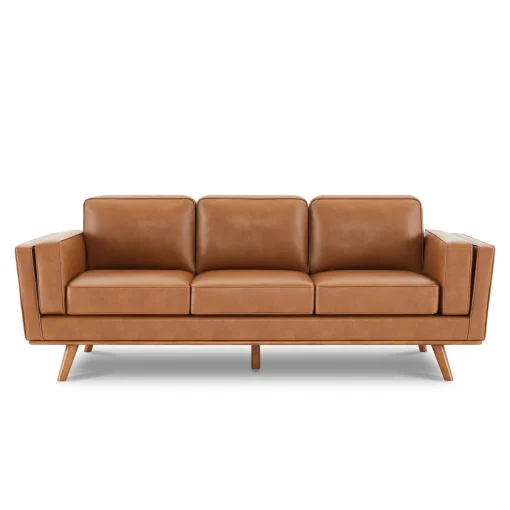 Vegan Sofa Tamu 3 Seater Minimalis Terbaru Kekinian