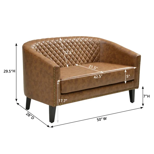 Walerry Set Sofa Tamu Unik Minimalis Kain Oscar