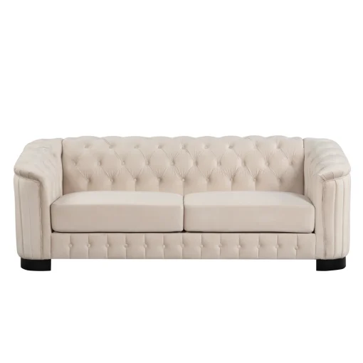 Wandha Set Sofa Tamu Minimalis Modern Kain Beludru