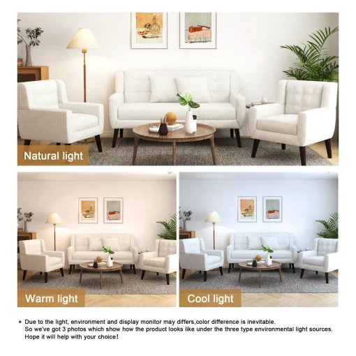 Stephanny Set Sofa Tamu Kayu Jati Desain Minimalis