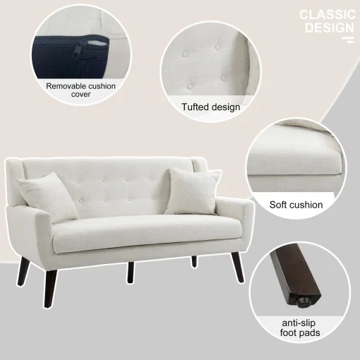 Stephanny Set Sofa Tamu Kayu Jati Desain Minimalis
