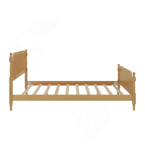 Alcott Tempat Tidur Rotan Finishing Bleaching Minimalis