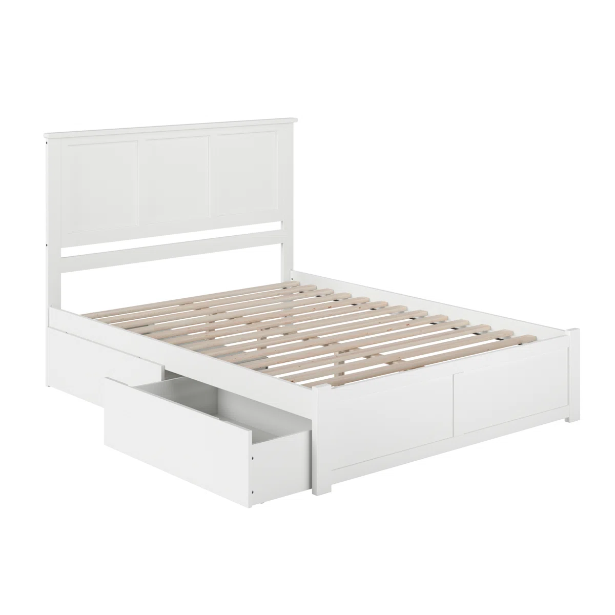 Ameary Tempat Tidur Laci Cat Duco Putih1
