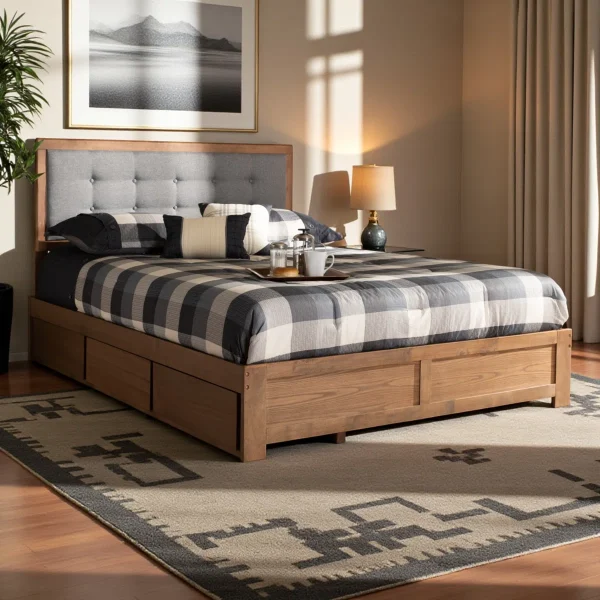 Ardinno Tempat Tidur Berlaci Kayu Jati