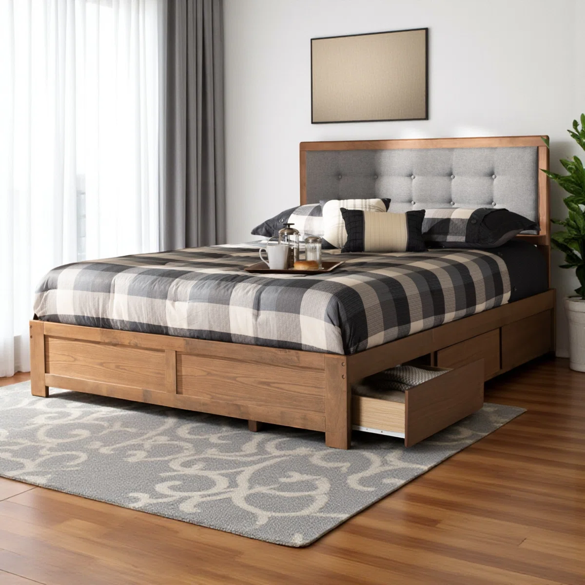 Ardinno Tempat Tidur Berlaci Kayu Jati2