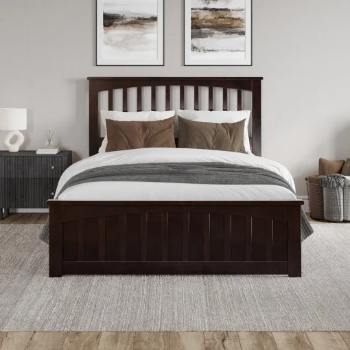Aritra Tempat Tidur Kayu Jati Minimalis Modern