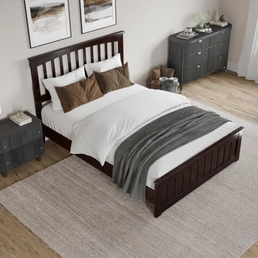 Aritra Tempat Tidur Kayu Jati Minimalis Modern