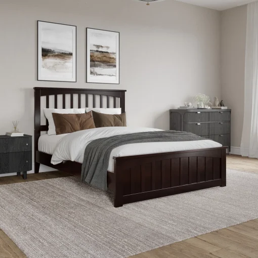 Aritra Tempat Tidur Kayu Jati Minimalis Modern