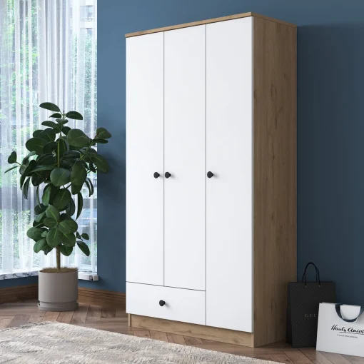 Armoira Lemari Pakaian 3 Pintu Minimalis Modern Terbaru