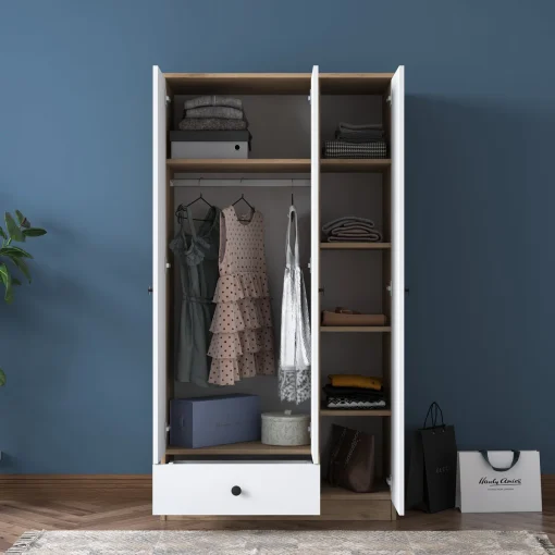 Armoira Lemari Pakaian 3 Pintu Minimalis Modern Terbaru