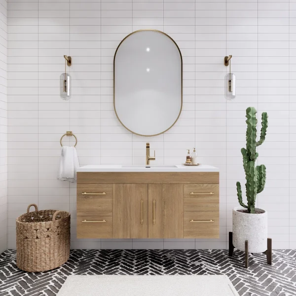 BONNA Wastafel Kamar Mandi Plywood Minimalis Modern