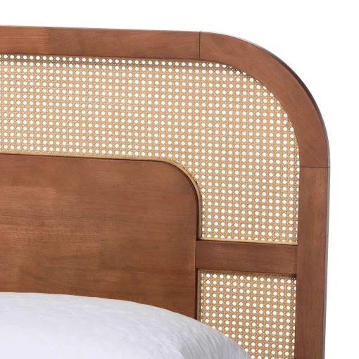 Baxtony Tempat Tidur Rotan Kayu Jati Minimalis