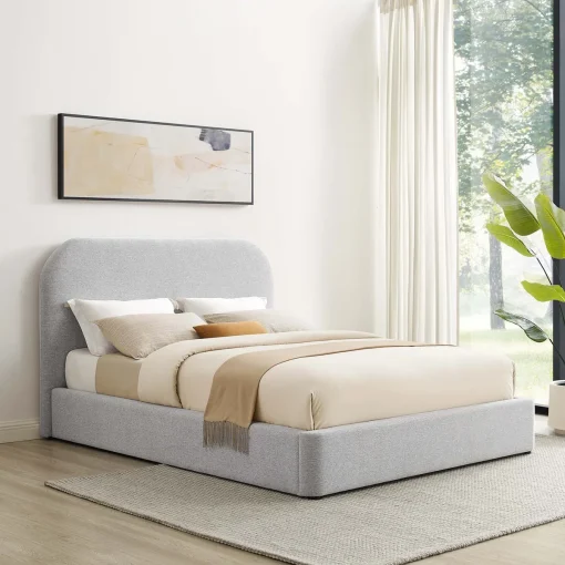 Bellena Tempat Tidur Jok Kain Minimalis Modern Terbaru