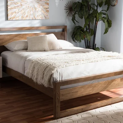 Benny Tempat Tidur Kayu Jati Minimalis