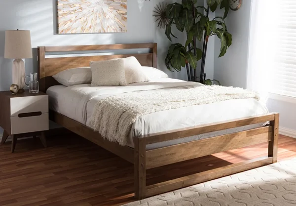 Benny Tempat Tidur Kayu Jati Minimalis