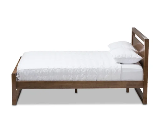 Benny Tempat Tidur Kayu Jati Solid Minimalis Modern