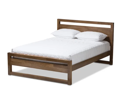 Benny Tempat Tidur Kayu Jati Solid Minimalis Modern