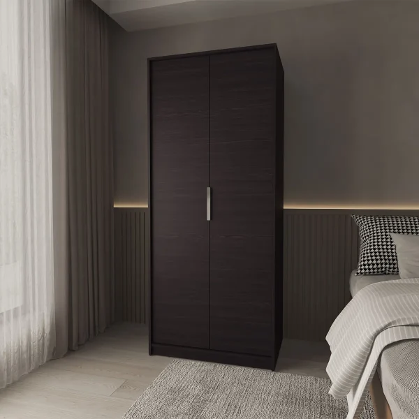 Berlina Lemari Pakaian Plywood 2 Pintu