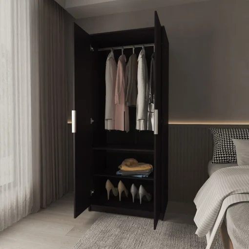 Berlina Lemari Pakaian Plywood Tacosheet Model 2 Pintu