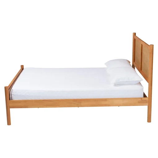 Bezayda Tempat Tidur Rotan Kayu Jati Minimalis Terbaru
