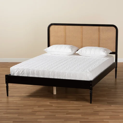 Bhorgid Ranjang Tidur Rotan Kayu Jati Minimalis