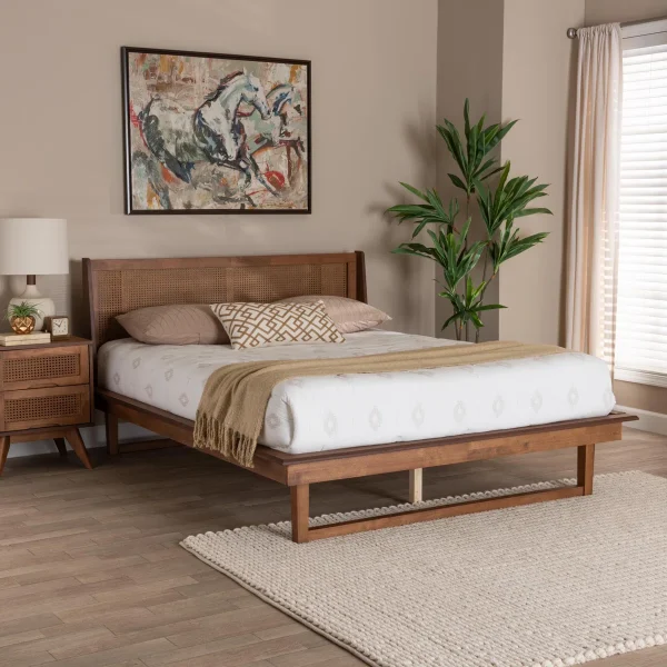 Bricellyn Tempat Tidur Rotan Kayu Jati