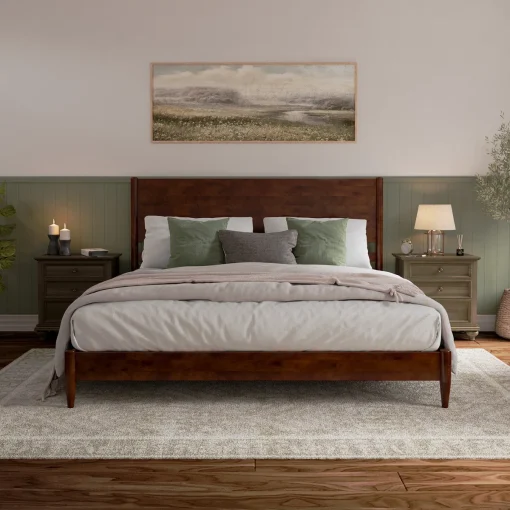 Bromyn Tempat Tidur Retro Kayu Jati Minimalis Terbaru