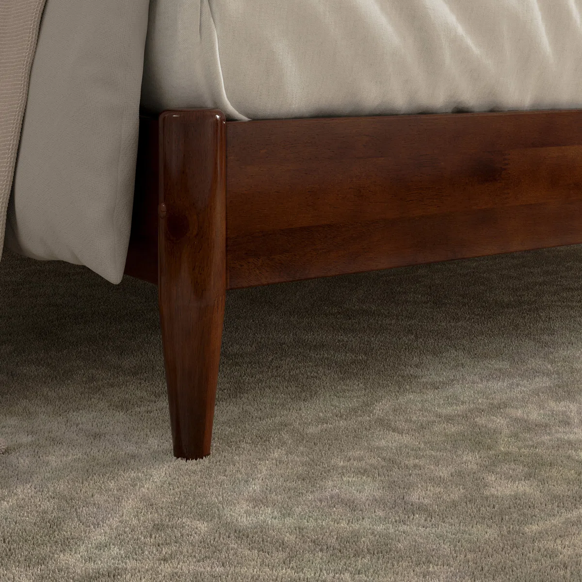 Bromyn Tempat Tidur Retro Kayu Jati Minimalis2