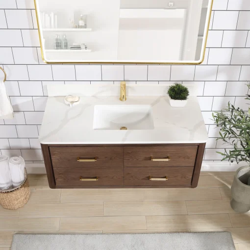 CRISTO Wastafel Kamar Mandi Kayu Jati Minimalis Modern