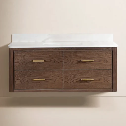 CRISTO Wastafel Kamar Mandi Kayu Jati Minimalis Modern