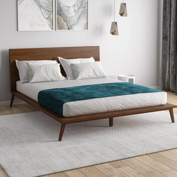 Cammon Tempat Tidur Retro Kayu Jati Minimalis