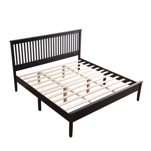 Cannora Tempat Tidur Desain Jari - Jari Minimalis Kayu Jati