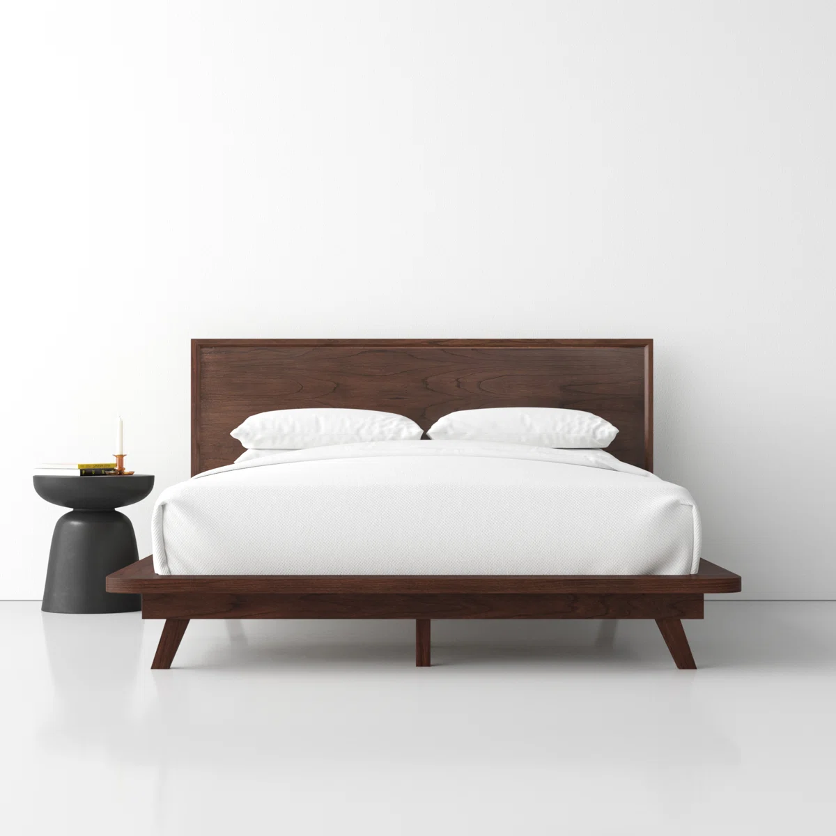 Capricorn Tempat Tidur Scandinavian Kayu Jati Solid1