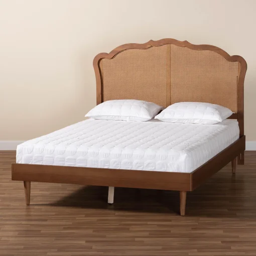 Casheena Tempat Tidur Rotan Minimalis Kayu Jati