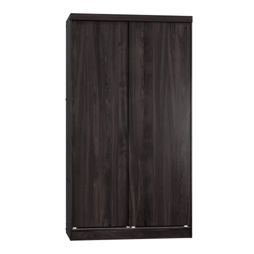 Chinrlin Lemari Pakaian 2 Pintu Sliding Plywood Espresso