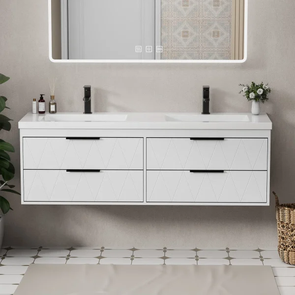 CIARRA Wastafel Kamar Mandi Bahan Plywood Minimalis