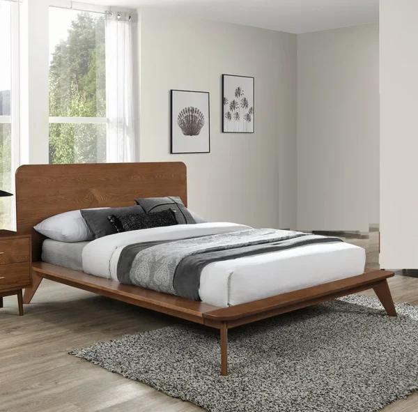 Corrigan Tempat Tidur Scandinavian Kayu Jati